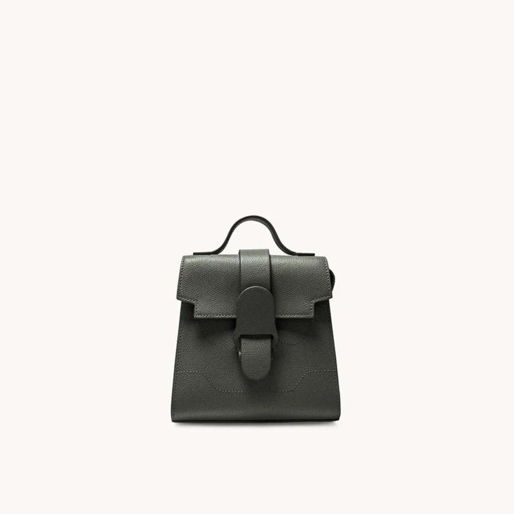 NWOT Senreve Mini Alunna Leather Bag Forest Green